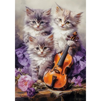 Image 1 of Castorland - Puzzle Musical Kittens - 500 piese
