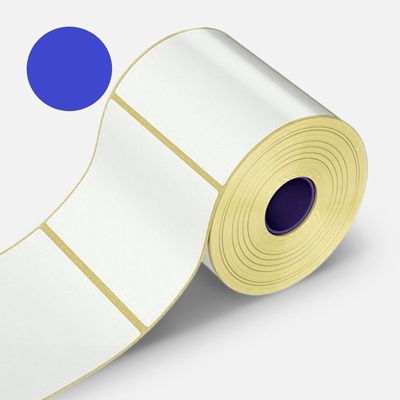 CDRmarket Самозалепващи етикети 32x20 mm, 2000компютри син термо, роля (ETRL-32x20-B-T)