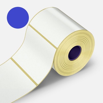 CDRmarket Самозалепващи етикети 32x20 mm, 2000компютри син термо, роля (ETRL-32x20-B-T)