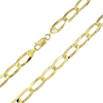 Infinity Silver Stříbrný řetízek cheval zlacený 1351180G50