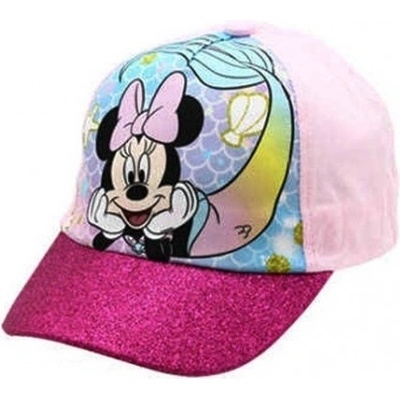 Setino Dievčenská letná Šiltovka Minnie Mouse Disney sv. ružová