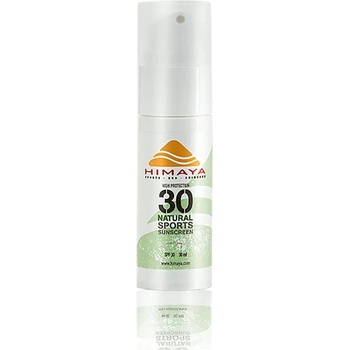 HIMAYA Natural Sports Sunscreen Solar Cream SPF30 30ml - Clear