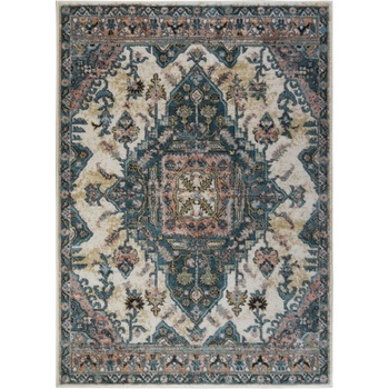 Najkoberce Lucca 8634A krémový/sivý/tyrkysový