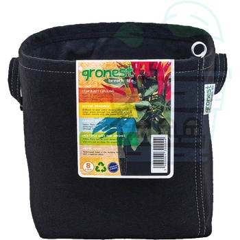 Image 1 of Gronest Текстилна саксия с дръжки Gronest Classic Pot 8л (8117)