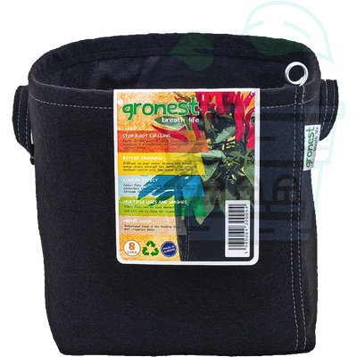 Gronest Текстилна саксия с дръжки Gronest Classic Pot 8л (8117)