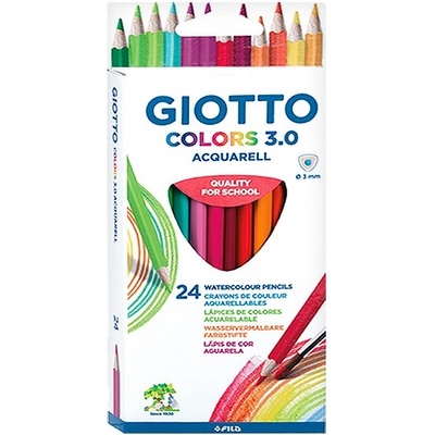 GIOTTO Цветни моливи GIOTTO Colors 3.0 aquarell триъгълни 24 броя 2772 00 (2772 00)