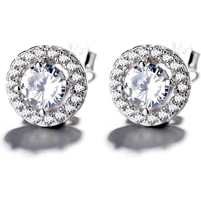 DELIS Сребърни обеци, jw702, елегантен дизайн, с родиево покритие (jw702)