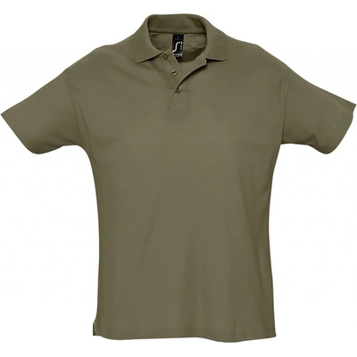 Soľs Summer Ii pánska polokošeľa army