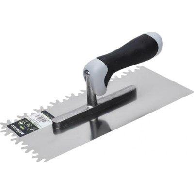Hladítko nerezové, 280 x 130 mm velký zub STALCO PERFECT S-73212
