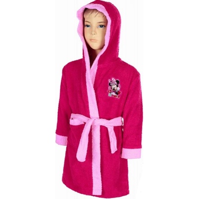 Setino Dívčí župan - Minnie Mouse, tmavě růžový