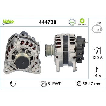 VALEO Alternátor 444730