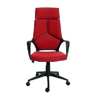 Директорски стол Force Black, дамаска, червен (CX0898H (M70-05))