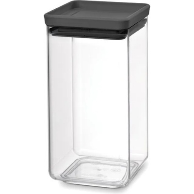Brabantia Nádoba na uchovávanie potravín TASTY PLUS 1, 6 l, tmavo šedá, plast, Brabantia (BRAB122385)