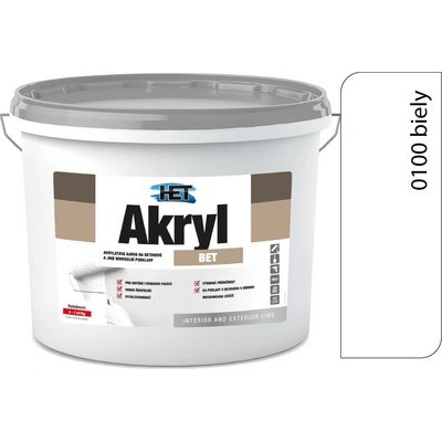 Het akryl BET 0100 biela 3g