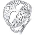 Silenti Jewelry Сребърен пръстен "Генезис" - 8 - 57мм (18.1мм диам. )
