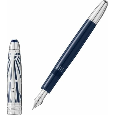 Montblanc Meisterstück LeGrand 146 The Origin Doue Blue plnicí pero hrot F 131345