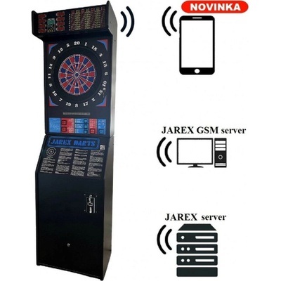 Ligový šípkový automat JAREX DARTS s mincovníkom a GSM komunikátorom