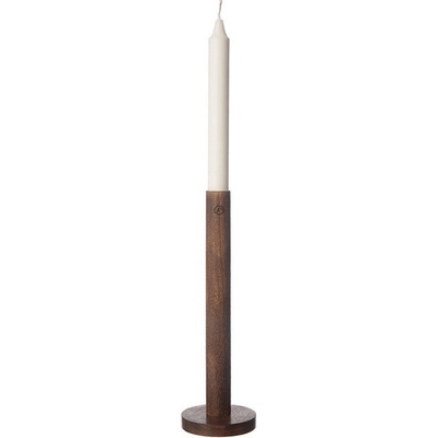 Dřevěný svícen Ernst Mango Brown 25 cm Ernst