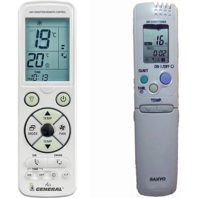 General Sanyo rcs-3hpss4ee, rcs-3, rcs-sr1, rcs-sr2, rcs-4, rcs-6 - луксозно с подсветка дистанционно управление (rcs-3hpss4ee, rcs-3, rcs-sr1, rcs-sr2, rcs-4, rcs-6)