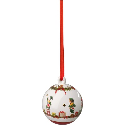 Villeroy & Boch Vianočná guľa Annual Christmas Edition 2026, výška 7,8 cm