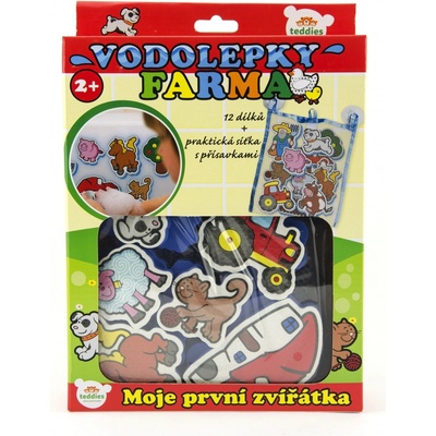 Teddies Vodolepky Moje první zvířátka 8592190113018