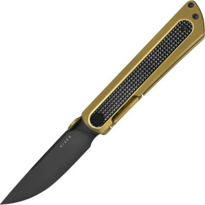 Kizer Quoll S45VN, Satin Brushed, Titanium&Zirconium Ki3733A4
