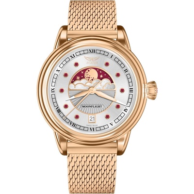 Aviator Дамски часовник Aviator Douglas Moonfligh Gemstone Edition Ruby Limited Edition V. 1.33. 2.420. 5 (V.1.33.2.420.5)