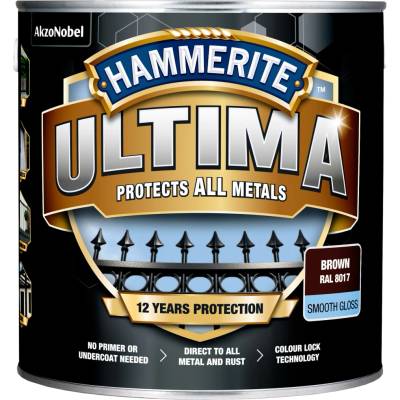 Hammerite Ultima 3v1 lesklá 2,2 l hnedá
