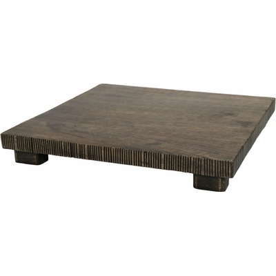 Chic Antique Drevený servírovací podnos Walnut 30 × 30 cm