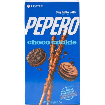 Lotte Pepero Choco Cookie tyčinky s čokoládovou polevou 32 g