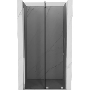 Mexen Velar плъзгащи се душ врати 90 см, графит, хром - 871-090-000-41-01 (871-090-000-41-01)