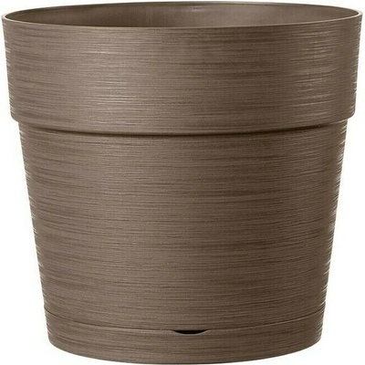 Deroma Save Květináč včetně podmisky 29 cm 26 cm plast hnědá 9E93VSZ