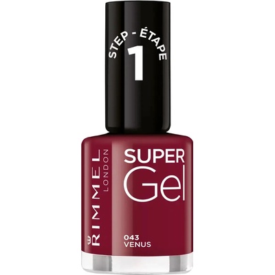 Rimmel London Gelový lak na nehty Super Gel Nail Polish 043 Venus 12 ml