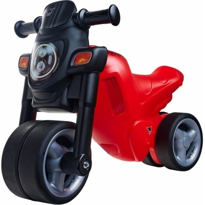 BIG motorka Sport Balance Bike Red se zvukem široká dvojitá gumová kola červené – Hledejceny.cz