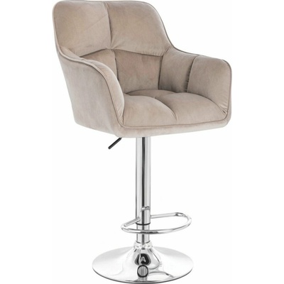LuxuryForm Design Amalfi Velur na striebornom tanieri latte