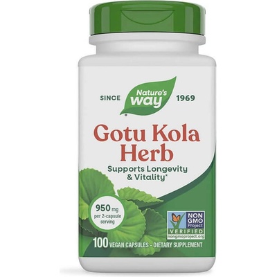 Nature's Way Gotu kola, 475 mg, 100 капсули, Nature’s Way (14000)