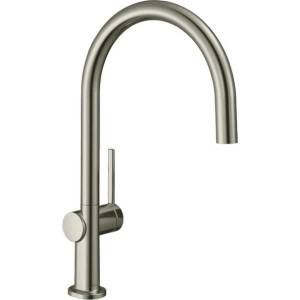 Hansgrohe Talis M54 220 кухненски смесител с едноръкохватков механизъм, матиран хром, с 1 струя (72804800)