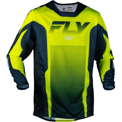 Fly Racing Kinetic Fade hi-vis/modrá/biela