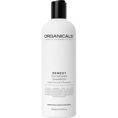 Organicals REMEDY Thickening Shampoo Sweet Almond & Rosemary posilující šampon pro jemné vlasy 250 ml