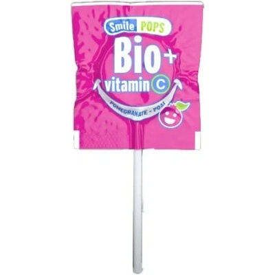 MEKE BIO lízátko Úsměv s vitamínem C granátové jablko 5,6 g