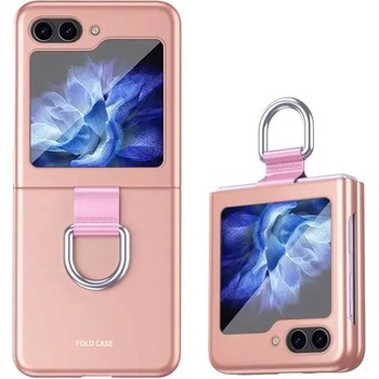 Image 1 of GKK Матов Калъф с Пръстен за Samsung Galaxy Z Flip 5, GKK Ring Case, Розов (5906601443604)