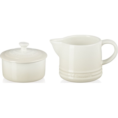 Le Creuset Каничка за мляко и захарница Signature бежова 2 части (89331007160003)