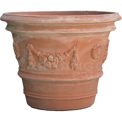 Terakota květináč Impruneta Garland Rolled Rim 70cm, 53cm – Hledejceny.cz