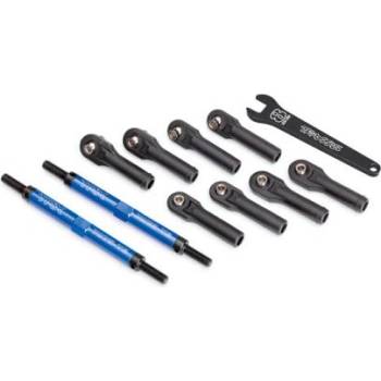 Traxxas кормилна щанга алуминиева синя 144mm (2)
