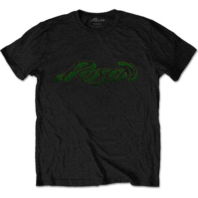 Poison tričko Vintage Logo čierne