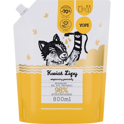 Yope sprchový gél lipa refill 800 ml