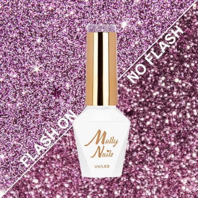 Molly Nails gél lak Flashing Lights Oh, so glow! HEMA/Di-HEMA Free 8 g Nr 562
