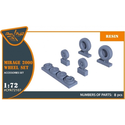 Mirage Clear Prop 1:72-2000 wheel set