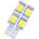 Лед крушки тип t10 с 4 smd диода от едната страна