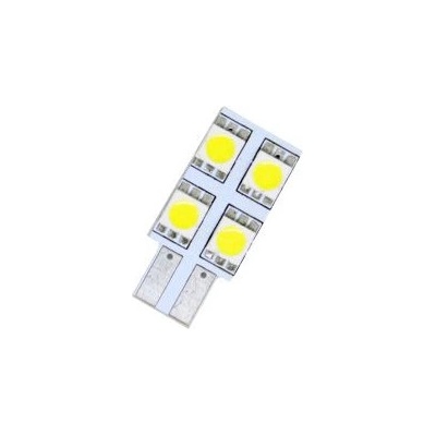 Лед крушки тип t10 с 4 smd диода от едната страна